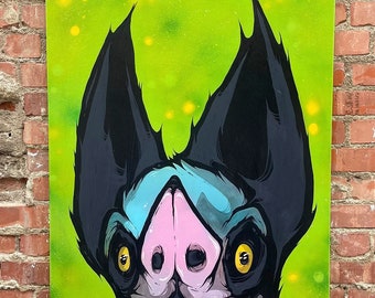 Freaking Ding Bat Painting
