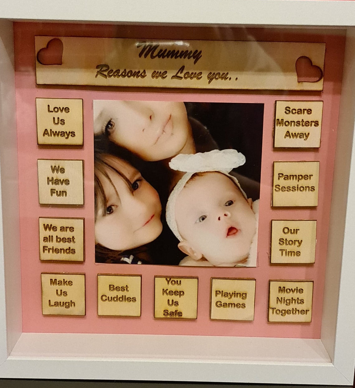 Reasons why I love you frame Etsy