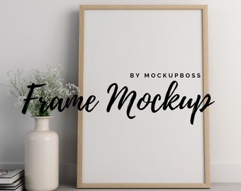 Frame Mockup, Mockup Frame, Frame Mock Up, Minimalist Mockup, Wood Frame Mockup, Artwork Mockup, Styled Mockup, Poster Mockup, Print Mockup