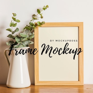 Wood sign mockup, Vertical wood sign, Mock up frame, Frame picture mockup, Digital picture frame, Digital mockup vertical, Mock ups frame