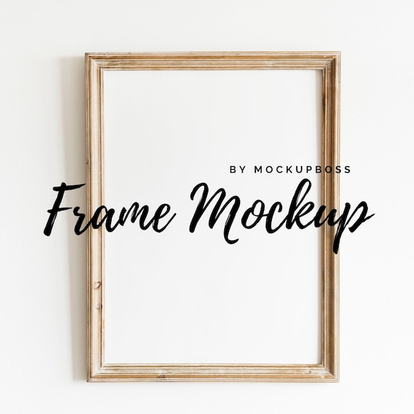 Verticaal frame mockup, Modern houten mockup, Verticale mockup, Houten mockup frame, Houten mock up, Digitale Frame mockup, PSD Mock up, Houten frame