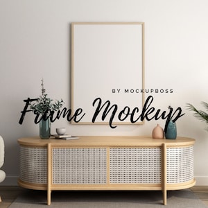 Frame Mockup, Mockup Frame, Frame Mock Up, Living Room Mockup, Wood Frame Mockup, Poster Mockup, Wall Art Mockup, Styled Mockup, PSD Mockup