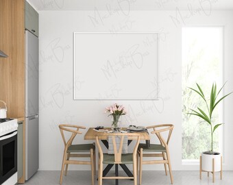 Download Kitchen Wall Mockup Etsy