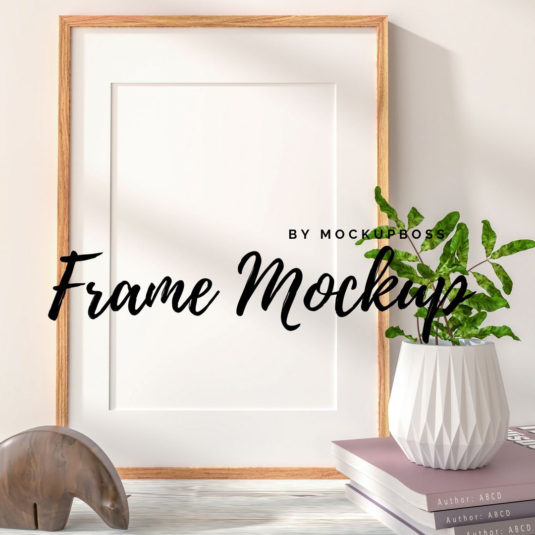 Mocka Frame Frame Mockup, Mockup Frame, Frame Mock Up, Wood Frame Mockup, Poster ...