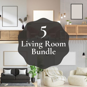 Frame Mockup Bundle, Living Room Mockups, Mockup Frame, Poster Mockup, Frame Mock Up, Wall Art Mockup, Interior Mockup, Styled Mockup