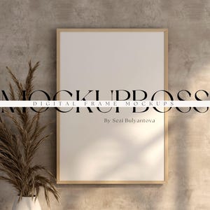 Frame Mockup, Mockup Frame, Boho Mockup, Frame Mock Up, Wood Frame Mockup, Wall Art Mockup, Poster Mockup, Styled Mockup, Photo Frame Mockup