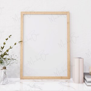 Wood Frame Mockup, Frame Mockup, Wall Frame Mockup, Poster Mockup, Interior Mockup, Styled Mockup, Print Mockup, Mock Up Frame, Minimalist