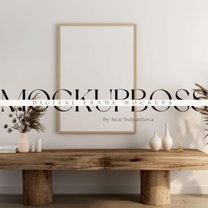 Frame Mockup, Mockup Frame, Frame Mock Up, Minimalist Mockup, Living Room Mockup, Artwork Mockup, Wood Frame Mockup, Boho, Poster Mockup