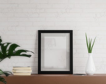 Frame Mock Up, Mockup Frame, Black Frame Mockup, Art Print Mockup, Poster Mockup, Styled Mockup, Vertical Frame Mockup, Artwork Mockup