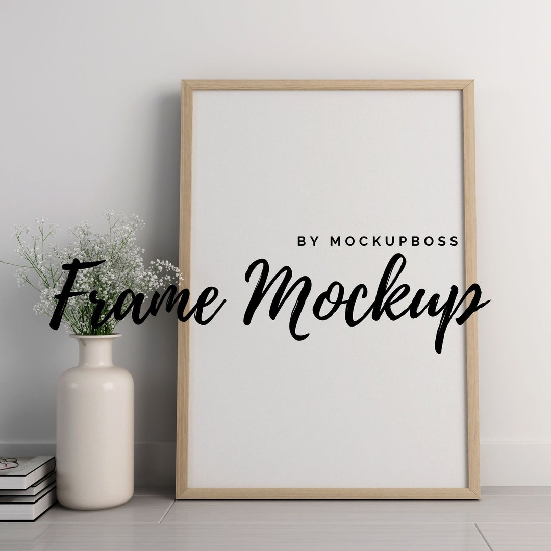 Mocka Frame Frame Mockup, Mockup Frame, Frame Mock Up, Minimalist Mockup, Wood ...