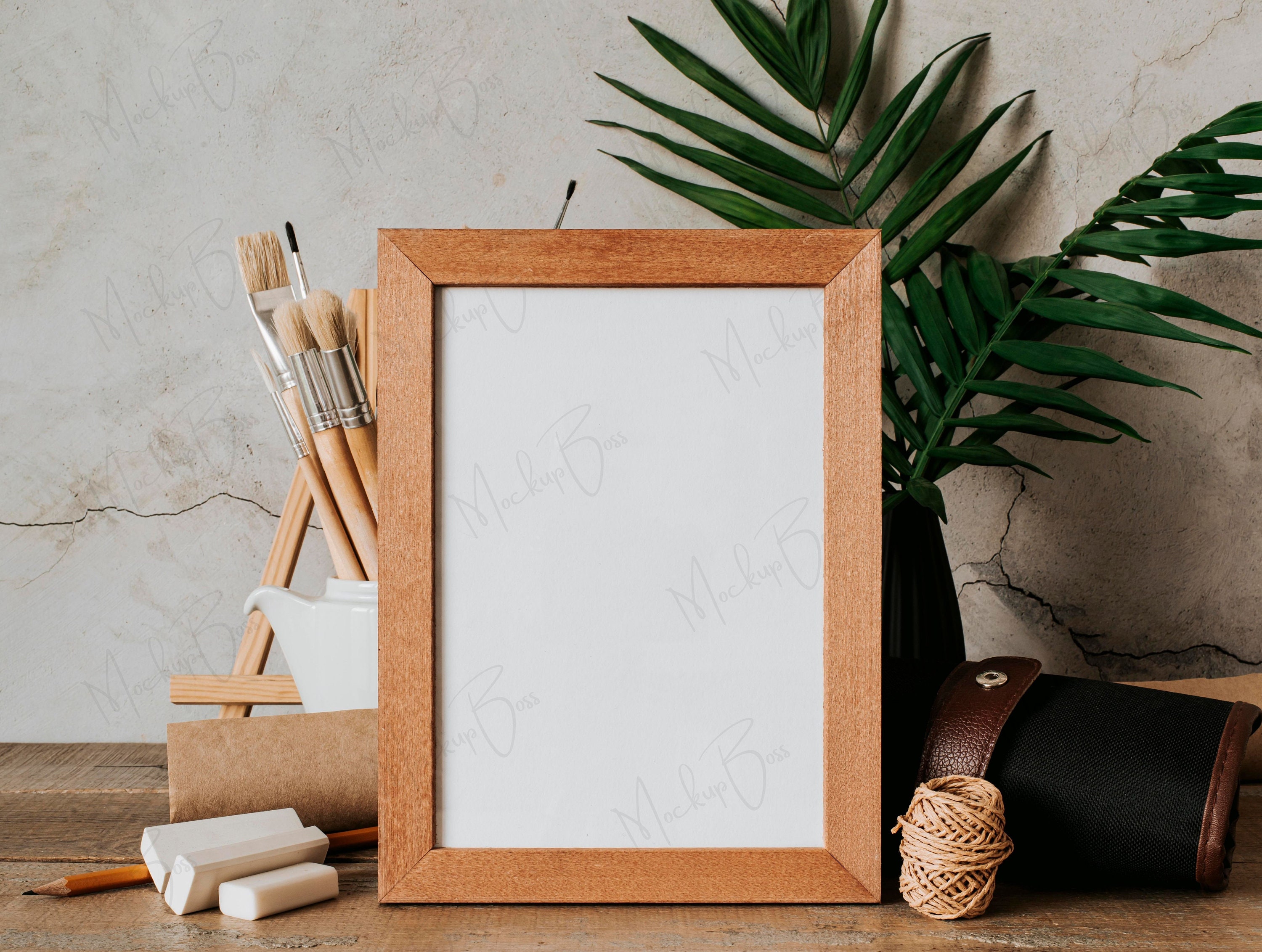 Wood Frame Mockup Mockup Frame Frame Mockup A4 Frame Etsy
