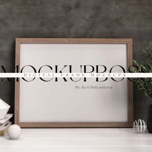 Frame Mockup, Boho, Frame Mock Up, Mockup Frame, Horizontal Mockup, Landscape Frame, Poster Mockup, Artwork Mockup, Picture Frame Mockup