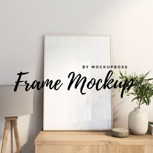 Frame Mockup, Mockup Frame, Frame Mock Up, Boho, Digital Mockup, Styled Mockup, Picture Frame Mockup, Empty Frame Mockup, Wood Frame Mockup