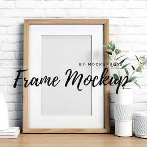Frame Mockup, Mockup Frame, Boho, Frame Mock Up, Interior Mockup, Wall Art Mockup, A4 Frame Mockup, Poster Mockup, Wood Frame Mockup, PSD