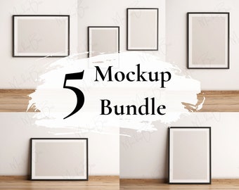 Frame Mockup Bundle, Boho, Frame Mockup, Wall Frame Mockup, Poster Mockup, Interior Mockup, Styled Mockup, Print Mockup, Mock Up Frame