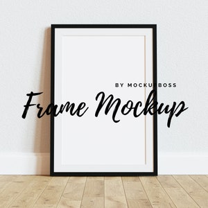 Frame Mockup, Minimalist Mockup, Frame Mock Up, Mockup Frame, Black Frame Mockup, Vertical Frame PSD, Picture Frame Mockup, Styled Mockup