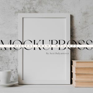 Frame Mockup, White Frame Mockup, Frame Mock Up, Mockup Frame, Artwork Mockup, Poster Mockup, Art Print Mockup, Styled Mockup, PSD Mockup