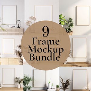 Frame Mockup, Mockup Bundle, Mockup Frame, Frame Mock Up, Wood Frame Mockup, Boho Frame Mockup, Artwork Mockup, Poster Mockup, Styled Mockup