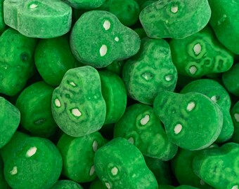 Halloween Green Skull Candy Sprinkles 100Grams