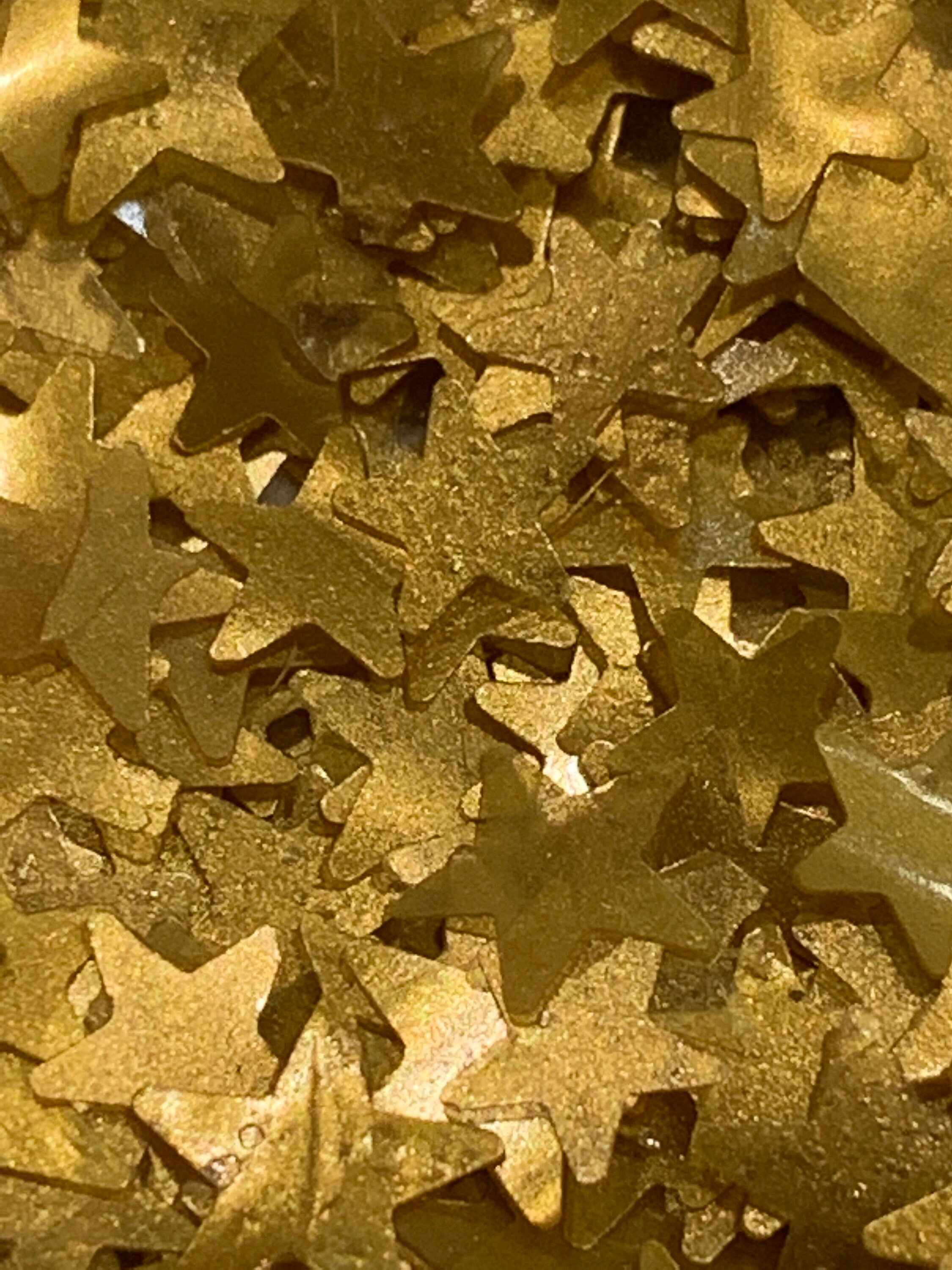 Gold Luxury Edible Glitter Stars Sparkling Shapes Glittery Etsy