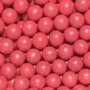 Pearl Pink 10mm Sixlets Candies Sprinkle Mix, Chocolate Candy Ball Sprinkles, Cake Decorating, Cupcake Icing Decoration, Chocolate Candy