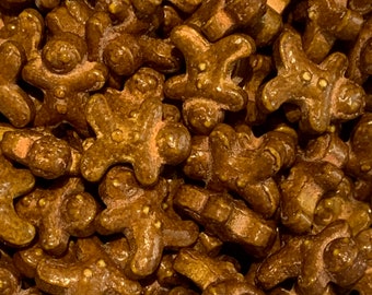 ミニジンジャーブレッドマンの形をした食べられるスプリンクル - Etsy 日本