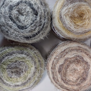 Knitting Yarn 8.8 ounces 530 yards acrylic nylon blend Caron Cakes Caron latte cakes Yarn variegated yarn crochet yarn