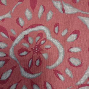 Discount Fabric by the Yard Richloom coral flower fabric textile heavy fabric good for drapes seat cushions home interior 100% cotton