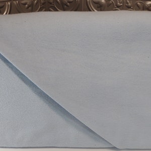Cotton Fabric by the yard flannel solid light blue fabric quilting fabric home decor fabric nursery fabric