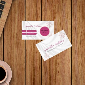Minimalist Neutral Business Card Canva Template, Editable Business Card, Instant Download, Printable Business Card, DIY Business Card