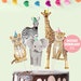 Printable Party Animals Birthday Cake Topper Instant Download - Etsy