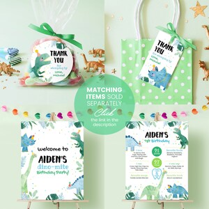 Printable Dinosaur Happy Birthday Banner Template Instant Download ...