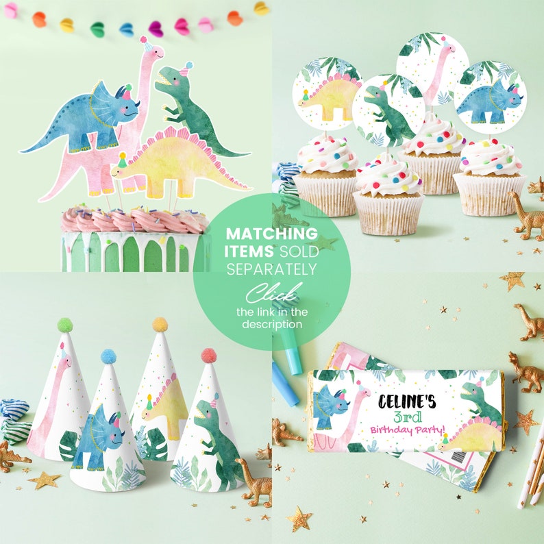 Printable Dinosaur Birthday Party Hat Instant Download - Etsy
