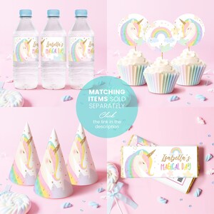Editable Unicorn Candy Bar Wrapper Template Instant Download, Printable ...