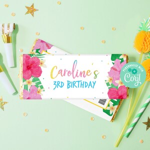 Editable Pineapple Summer Candy Bar Wrapper Template Instant Download ...