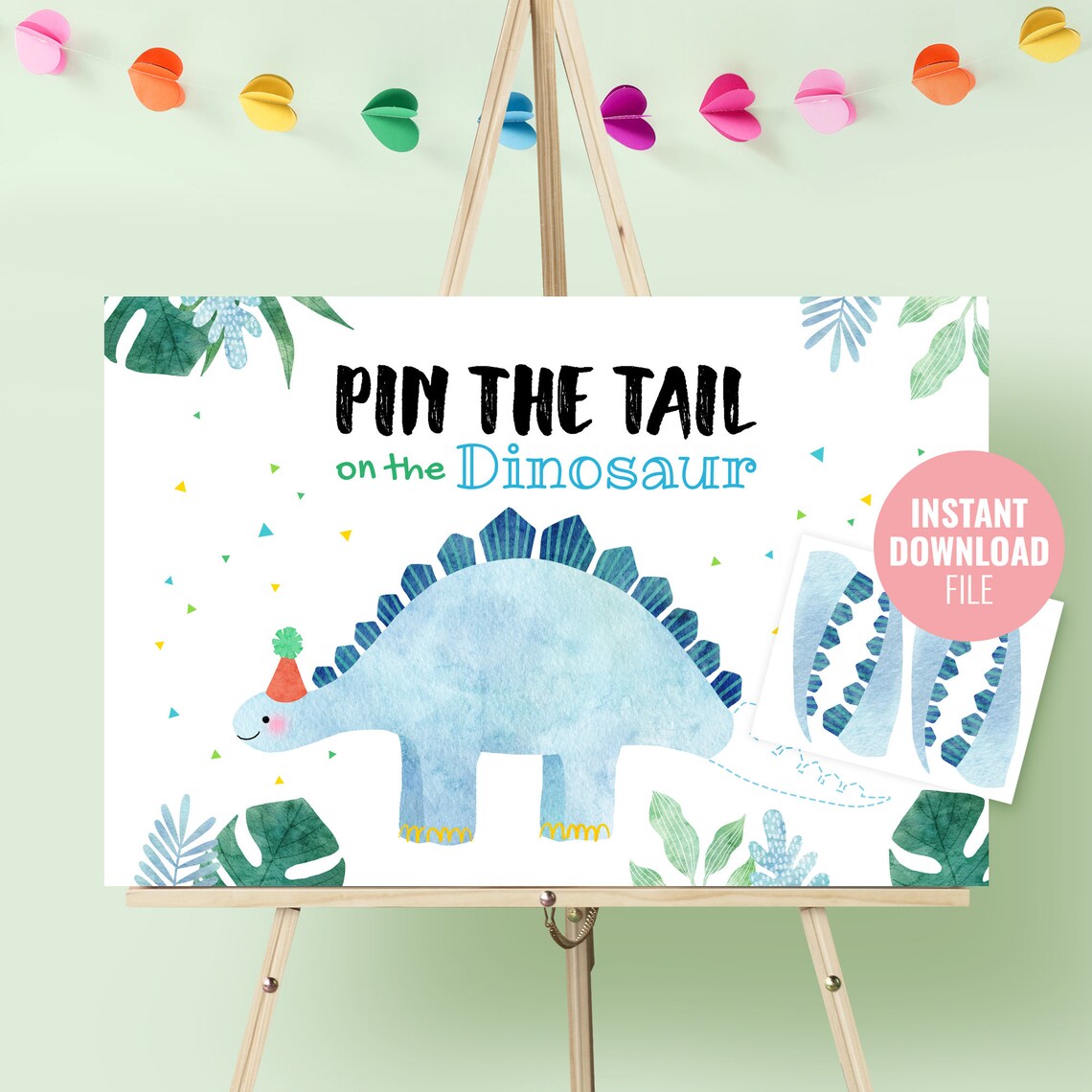 Printable Pin the Tail Birthday Party Game Instant Download - Etsy