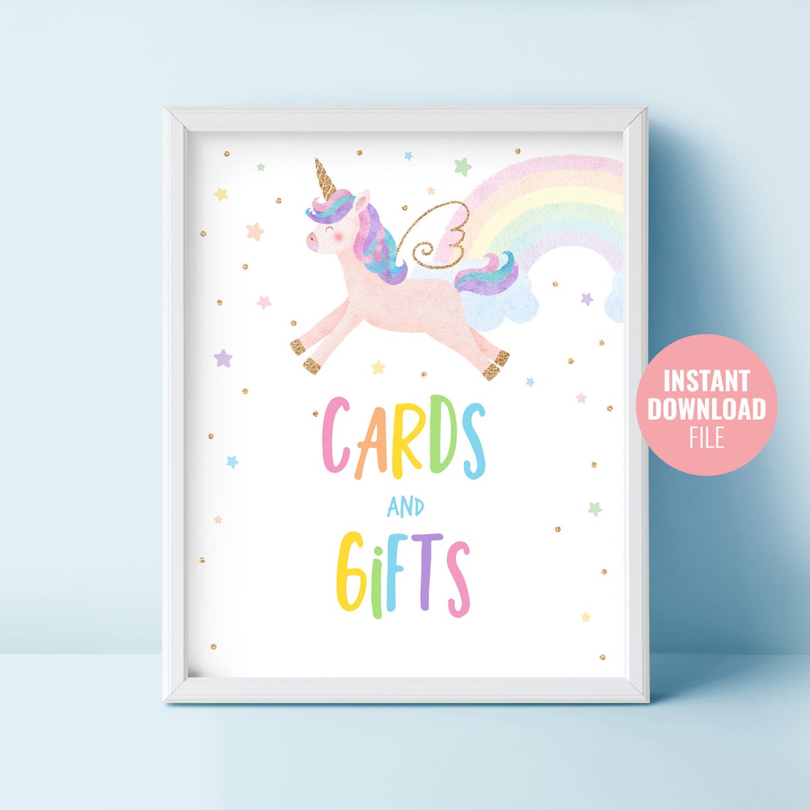 Printable Unicorn Birthday Sign Instant Download Magical - Etsy