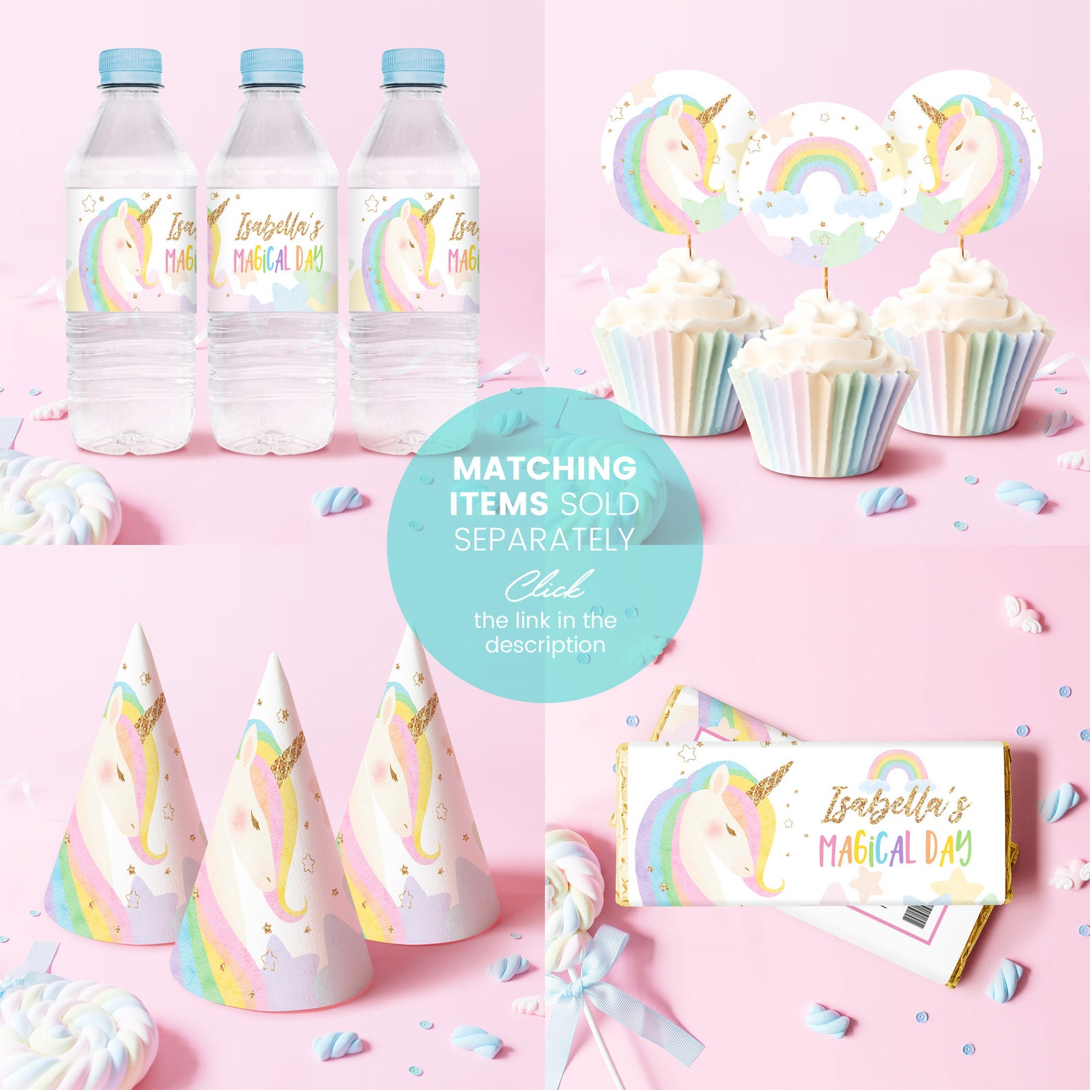 Printable Unicorn Birthday Banner Template Instant Download - Etsy