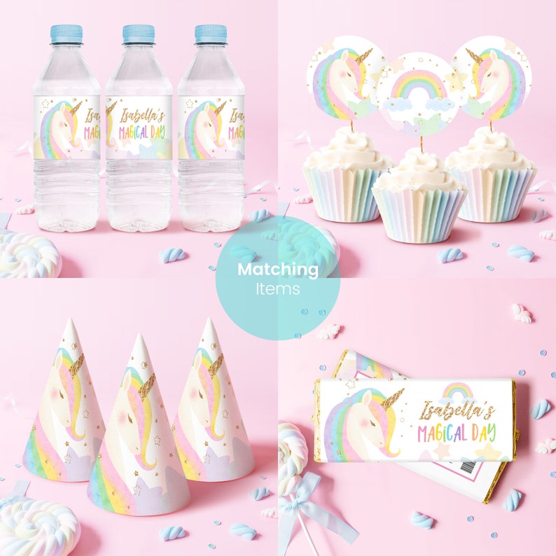 Printable Unicorn Birthday Banner Template Instant Download | Etsy