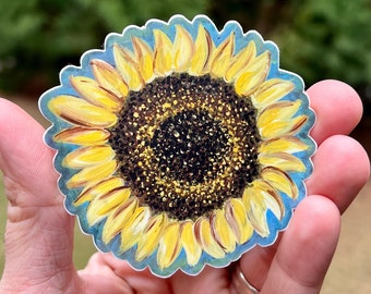 Sunflower {sticker benefiting my friends at Belief in Motion}