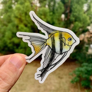 Angelfish Sticker 