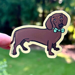 Dapper Dachshund {sticker}