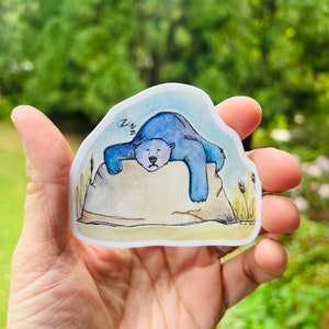 Sleepy Bear {sticker}