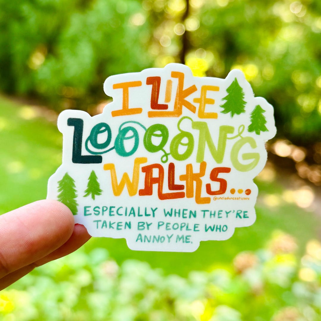 Long Walks {sticker} - Etsy