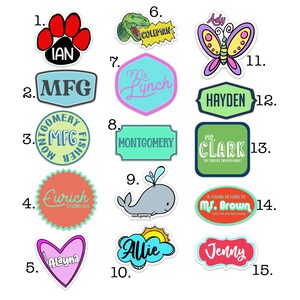 15 Custom Quickie Stickers