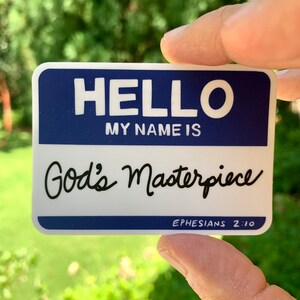 God's Masterpiece {sticker}