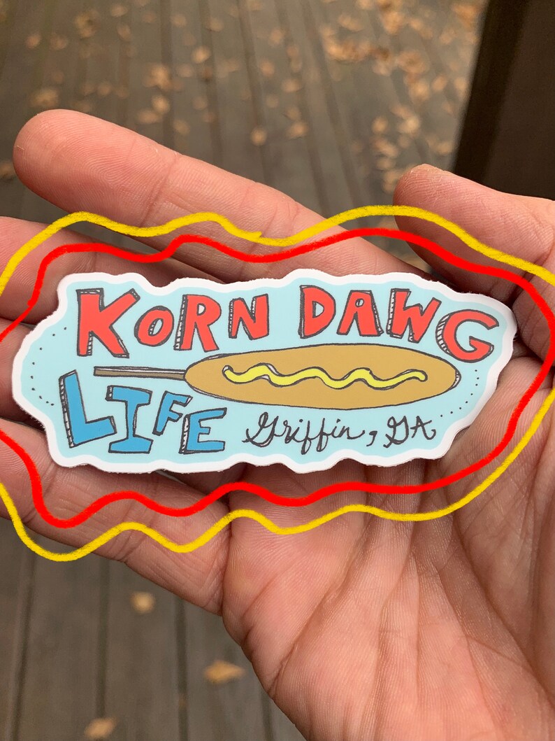 GA sticker} Korn Dawg {Griffin