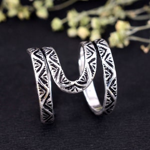 Sterling Silver EDS Finger Splint Rings, Arthritis Silver Ring Knuckle Ring Trigger Finger Rings, Arthritis Ring, Mallet Finger Rings