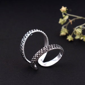 Splint Arthritis Ring DIP or PIP Ring both rings 925 Sterling Silver Splint Knuckle Ring Thumb Ring Woman ring Silver Ring for Women image 3