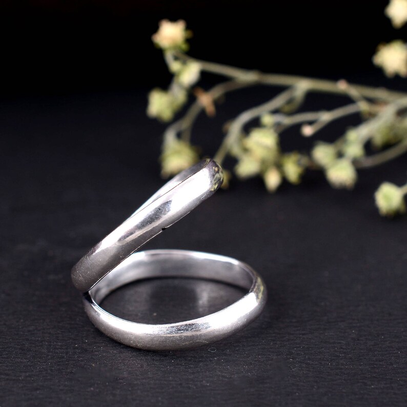 Geometric Silver Arthritis Splint Ring, Sterling Finger Support Band - Etsy